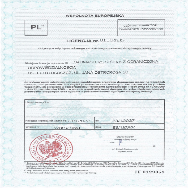 Licencja EU